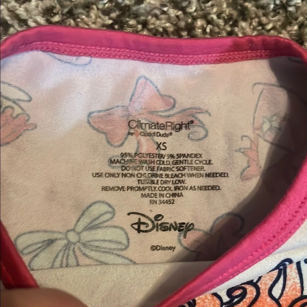 Disney Fancy Nancy Pink and White Pajama Set